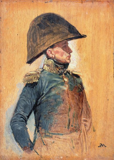 Um oficial general (óleo sobre painel) de Jean Louis Ernest Meissonnier