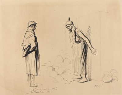 -O que você quer? -O "louis" de 1871 de Jean Louis Forain