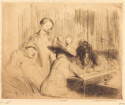 Um mergulho em Montmartre de Jean Louis Forain