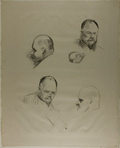 Ambroise Vollard, Quatro Esboços de Jean Louis Forain