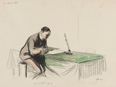 Em Versalhes, julho de 1919 de Jean Louis Forain