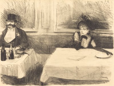 No restaurante de Jean Louis Forain
