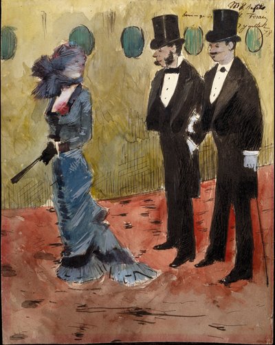 No teatro de Jean Louis Forain