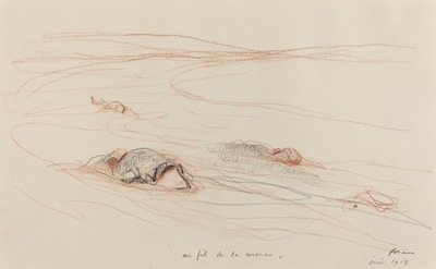 Ao longo do Marne, 1918. de Jean Louis Forain