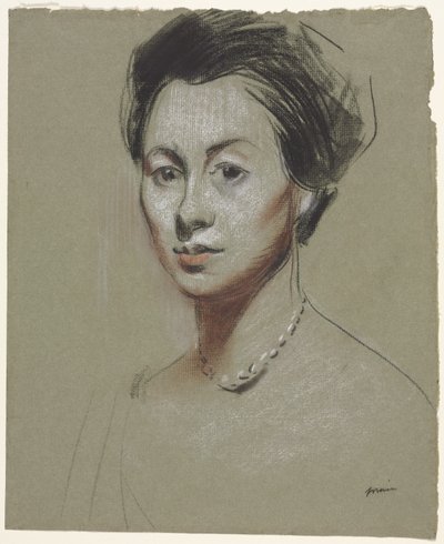 Ava Mendelsohn, quarto trimestre de 1800 ou primeiro terceiro de 1900. de Jean Louis Forain