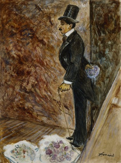 Atrás do palco; Nos bastidores, 1878 de Jean Louis Forain