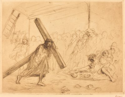 Cristo Carregando a Cruz (quarta placa) de Jean Louis Forain