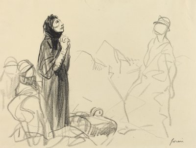 Durante o Armistício, c. 19141919. de Jean Louis Forain
