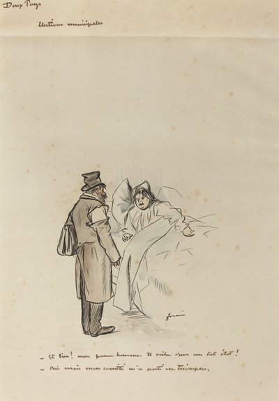 Elections Municipales, c. 1897. de Jean Louis Forain