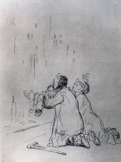 Saguão em frente à caverna, 1925. de Jean Louis Forain