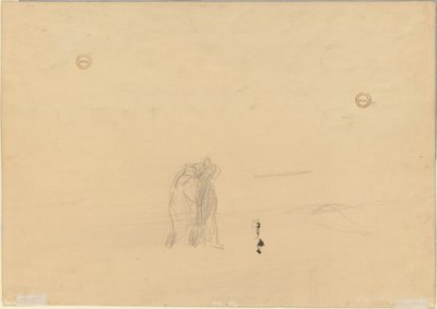 Figuras em uma paisagem (verso) de Jean Louis Forain
