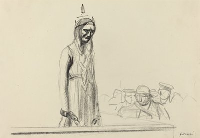 Germânia perante os juízes, c. 19141919. de Jean Louis Forain