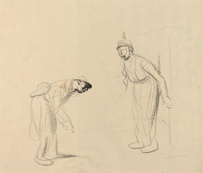 Escondendo o "louis" [verso] de Jean Louis Forain