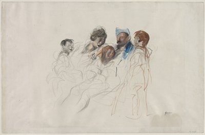 Casa em um Furlough, quarto trimestre de 1800 ou primeiro terceiro de 1900. de Jean Louis Forain