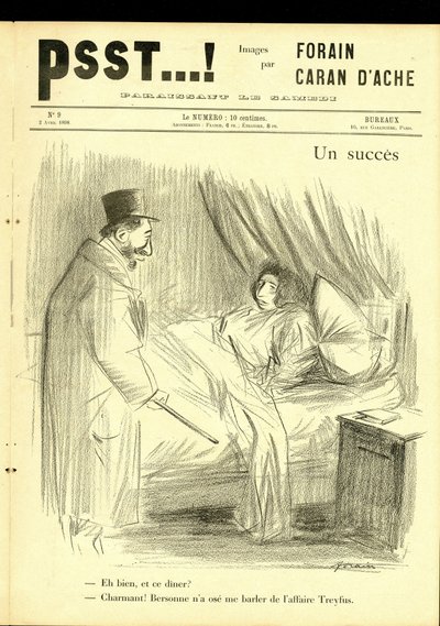Ilustração de Jean-Louis Forain (1852-1931) em Psst...! de Jean Louis Forain