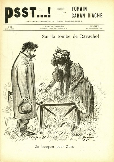 Ilustração de Jean-Louis Forain (1852-1931) em Psst...! de Jean Louis Forain