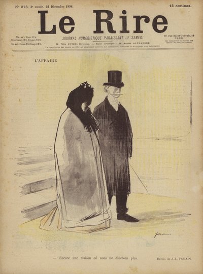 Ilustração para o riso de Jean Louis Forain