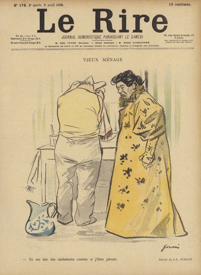Ilustração para o riso de Jean Louis Forain