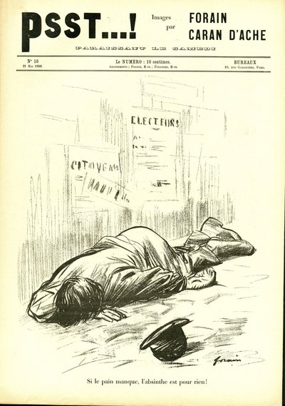 Ilustração em Psst...! de Jean Louis Forain