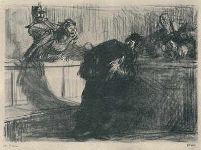 LAvocat envolvido, 1919 de Jean Louis Forain