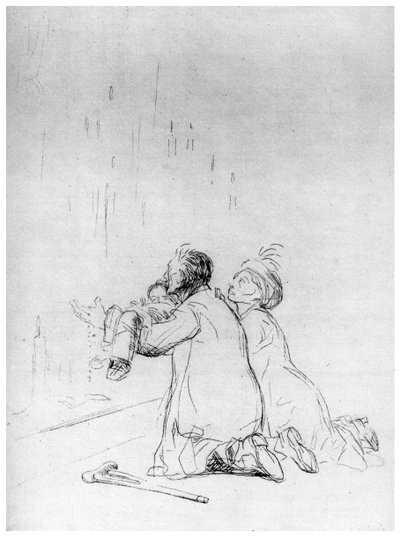 A exploração da Gruta, c1870-1930 1924 de Jean Louis Forain