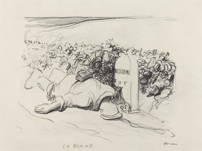 La Borne, Verdun, c. 1916. de Jean Louis Forain