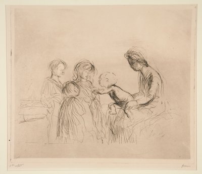 A Madonna e as Crianças de Jean Louis Forain