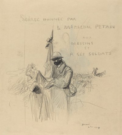O beijo da bandeira de Jean Louis Forain