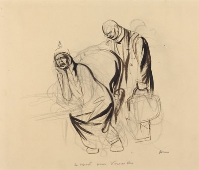 Partida para Versailles, c. 1919. de Jean Louis Forain