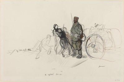 Le replis boche, c. 19141919. de Jean Louis Forain