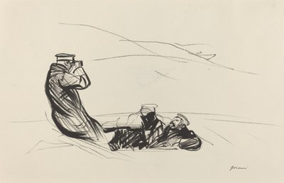 Procurando o Inimigo, c. 19141919. de Jean Louis Forain