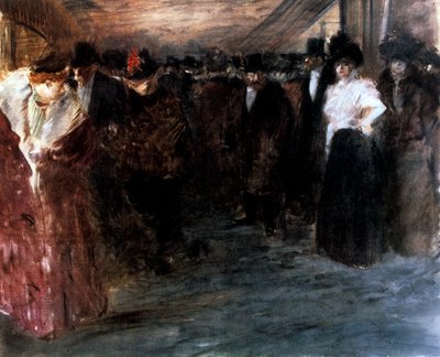 Auditório, 1895-1896 de Jean Louis Forain