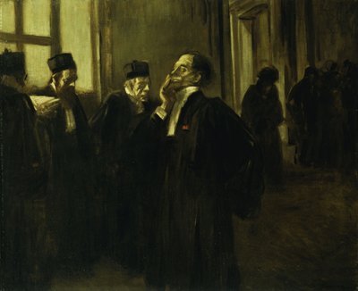Cena do corredor do palácio; Cena do corredor no palácio, c.1905 de Jean Louis Forain