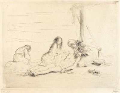 Pietà (primeiro prato) de Jean Louis Forain