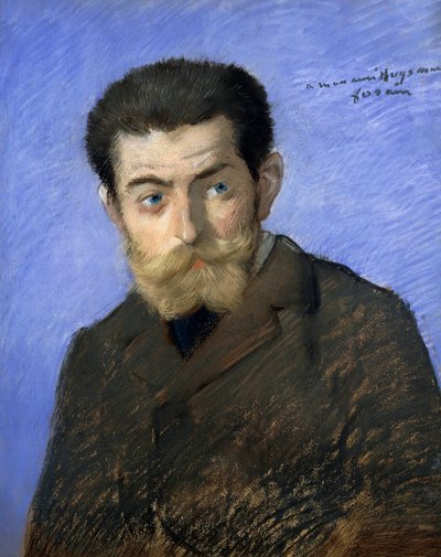 Retrato de Joris Karl Huysmans, pseudônimo de Charles-Marie-Georges Huysmans (Paris de Jean Louis Forain