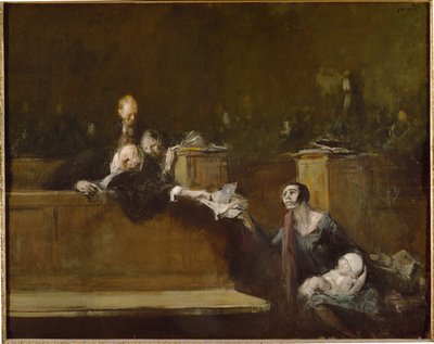 Cenas do tribunal ... de Jean Louis Forain