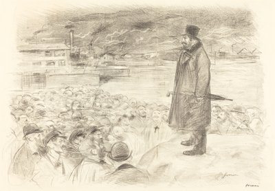 Cena de uma greve (terceira placa) de Jean Louis Forain
