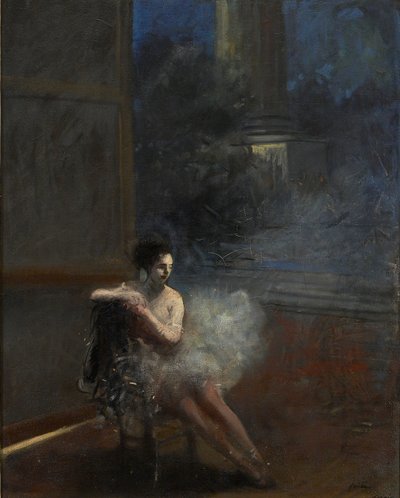 Dançarino sentado, século 19-20 de Jean Louis Forain