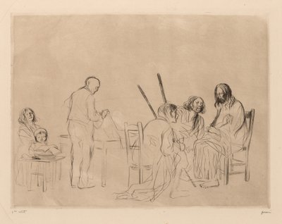 Ceia em Emaús. de Jean Louis Forain
