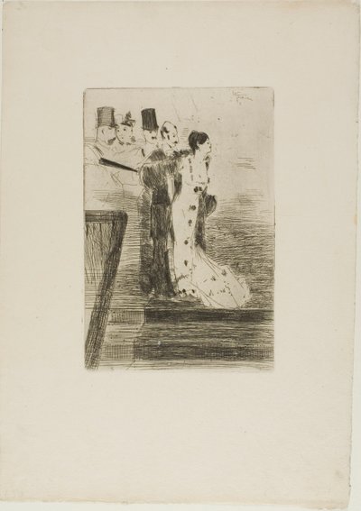 A partida da estrela de Jean Louis Forain