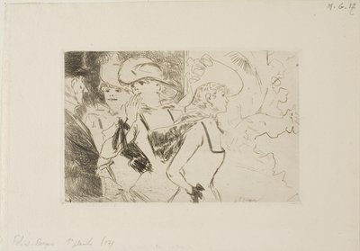 O Foiles-Bergère, Primeira Placa de Jean Louis Forain