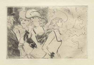 O Folies-Bergère, c. 1880-86. de Jean Louis Forain