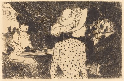 O Folies Bergere (prato recusado, segundo prato) de Jean Louis Forain