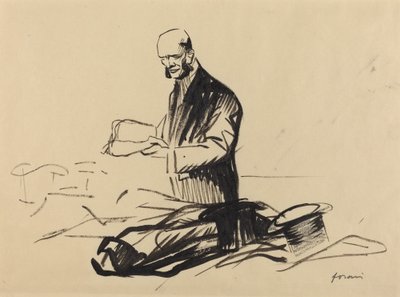 The Hat of Marshall Foch, c. 19141919. de Jean Louis Forain