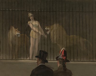 O domador de leões de Jean Louis Forain
