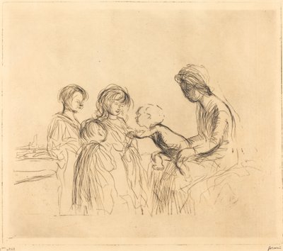 A Madona e as Crianças de Jean Louis Forain