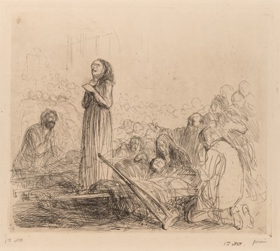 O milagre diante do Santíssimo Sacramento. de Jean Louis Forain