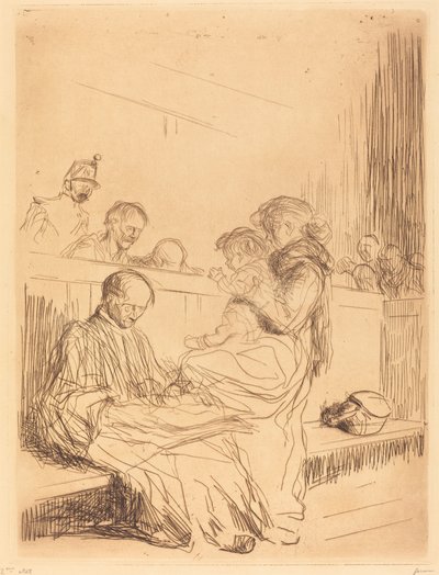 O prisioneiro e a criança de Jean Louis Forain