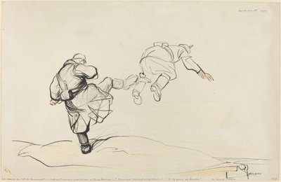 A tomada de Fort Douaumont, provavelmente 1916. de Jean Louis Forain