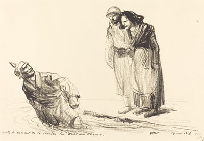 Este é o momento em que você canta "Wacht am Rhein" de Jean Louis Forain